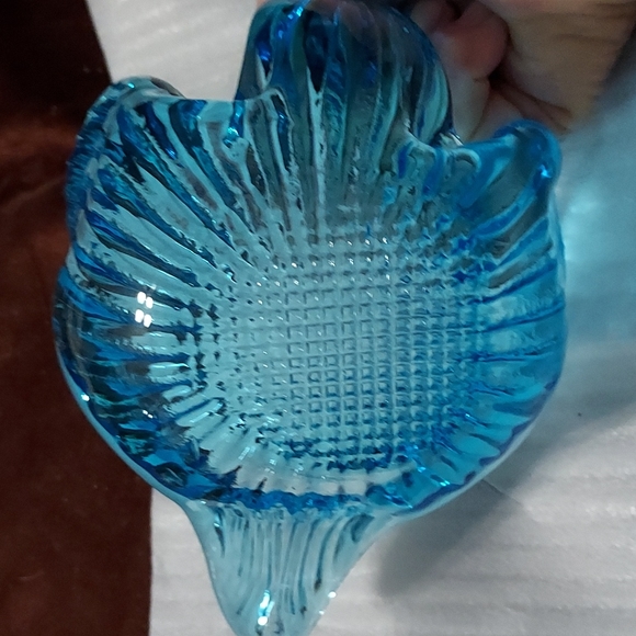 Handblown Glass Blue Swan Candy Dish,Key or Fob holder,Change,Jewerly - Picture 9 of 9
